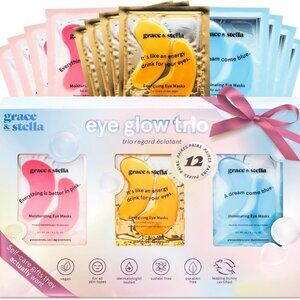 grace & stella Under Eye Patches 12 pairs Eye Masks Puffy Eyes TEEN Christmas